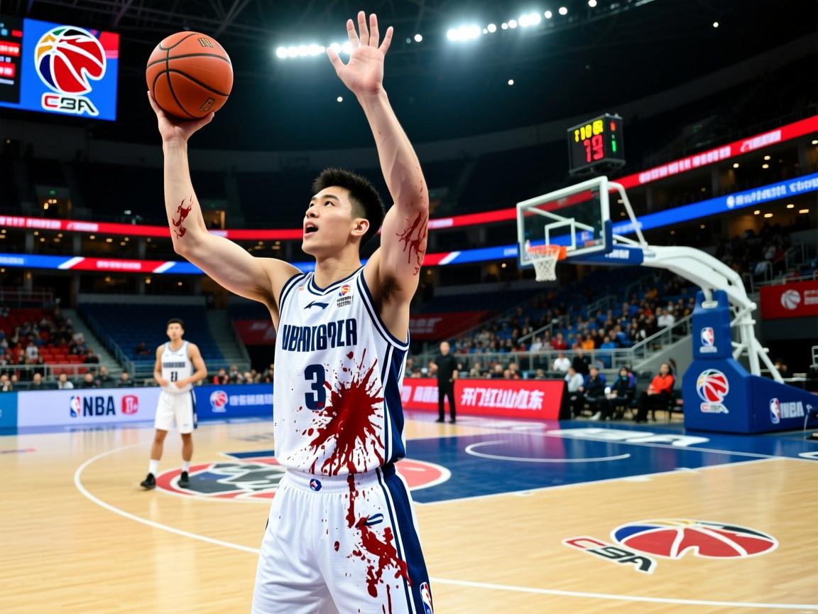 组图:CBA-北控主场胜山东开门红邹雨宸血染赛场 第2张